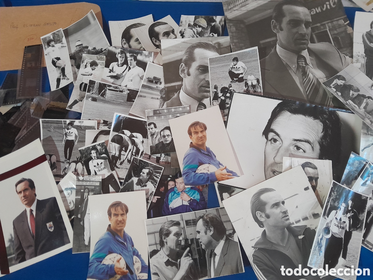 Sports collectibles: Fotograf&iacute;as del destacado preparador f&iacute;sico de la selecci&oacute;n uruguaya Esteban Gesto