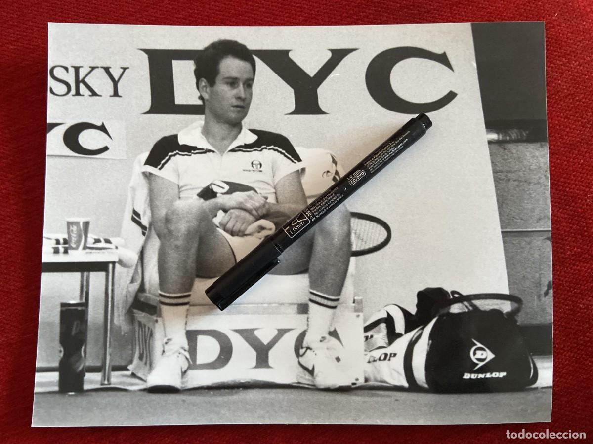 Sports collectibles: F34578 FOTO FOTOGRAFIA ORIGINAL TENIS JOHN MCENROE DYC