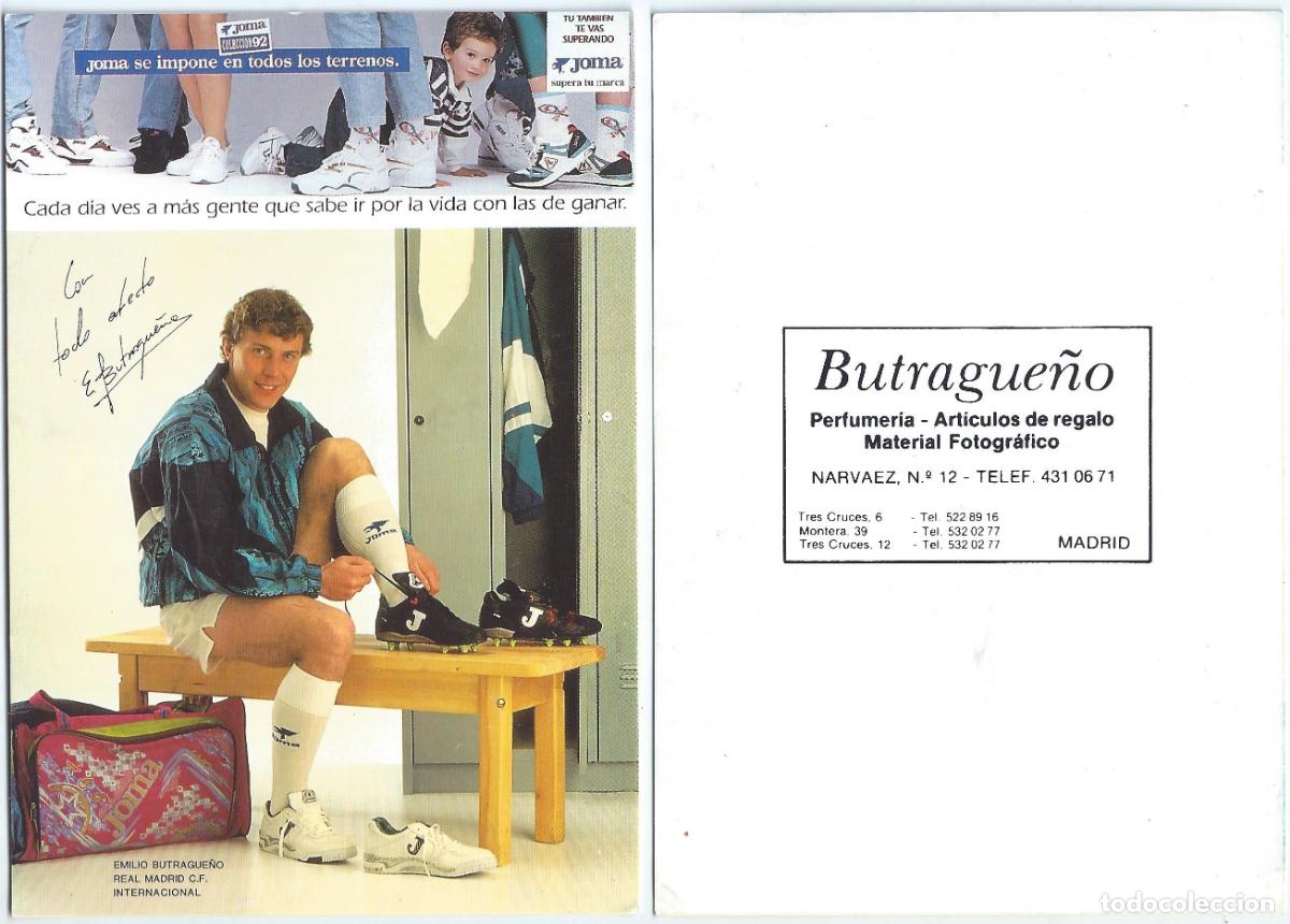 Sports collectibles: Emilio Butrague&ntilde;o - JOMA - Publicidad Perfumer&iacute;a Butrague&ntilde;o (1992) &iexcl;Impecable!