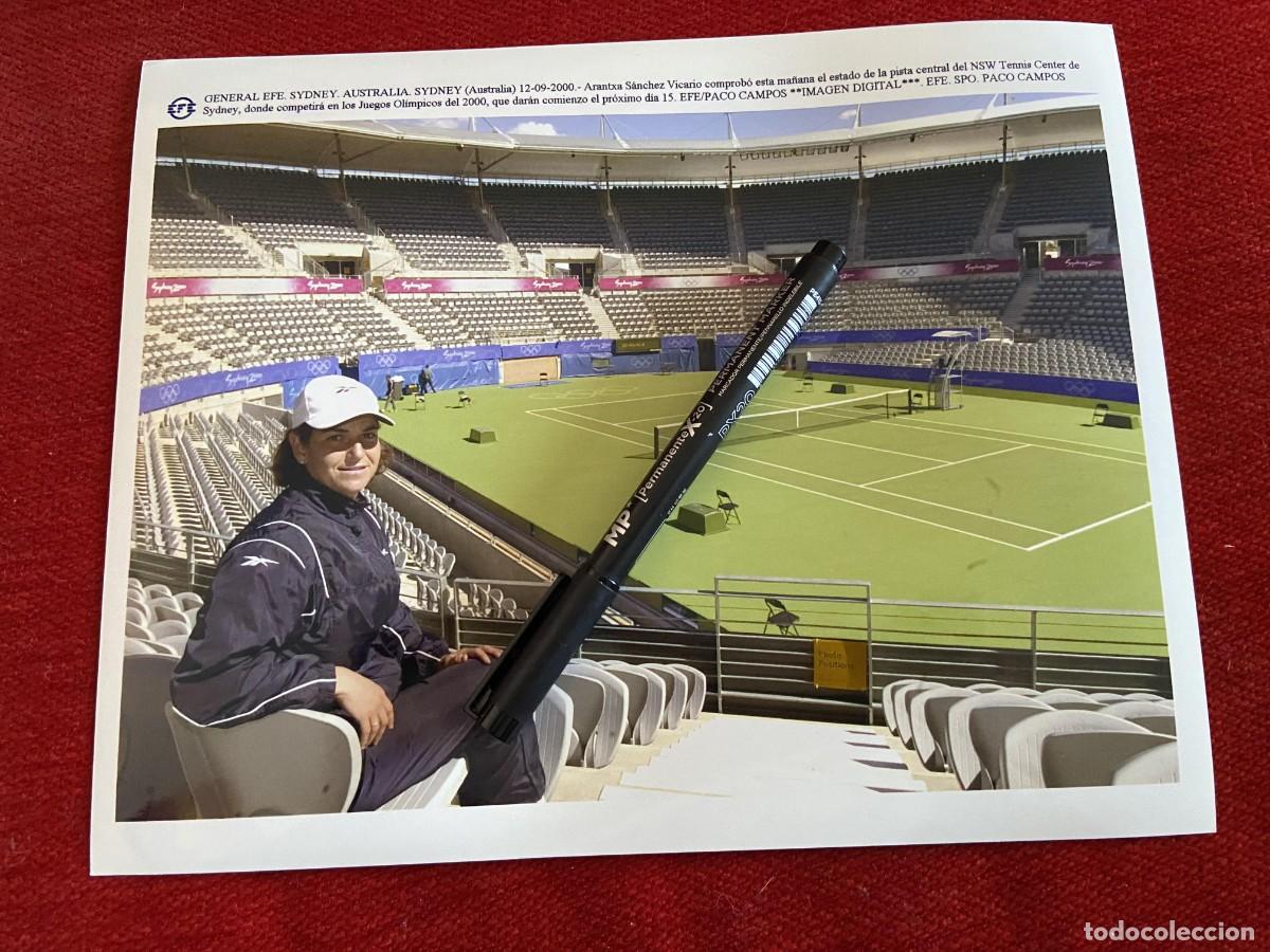 Sports collectibles: F34639 FOTO FOTOGRAFIA ORIGINAL TENIS (12-9-2000) ARANTXA SANCHEZ VICARIO SIDNEY