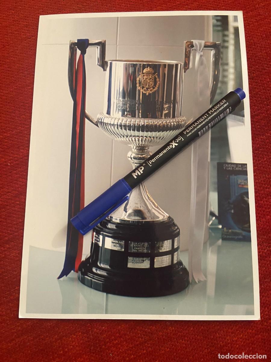Collectionnisme sportif: F34857 FOTO FOTOGRAFIA ORIGINAL TROFEO COPA DEL REY DE ESPA&Ntilde;A