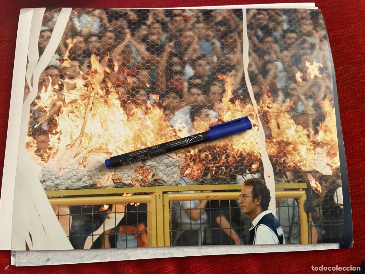 Collectionnisme sportif: FF2016 FOTO FOTOGRAFIA ORIGINAL TIFOS LLAMAS FUEGO ULTRAS SUR? FRENTE ATLETICO?