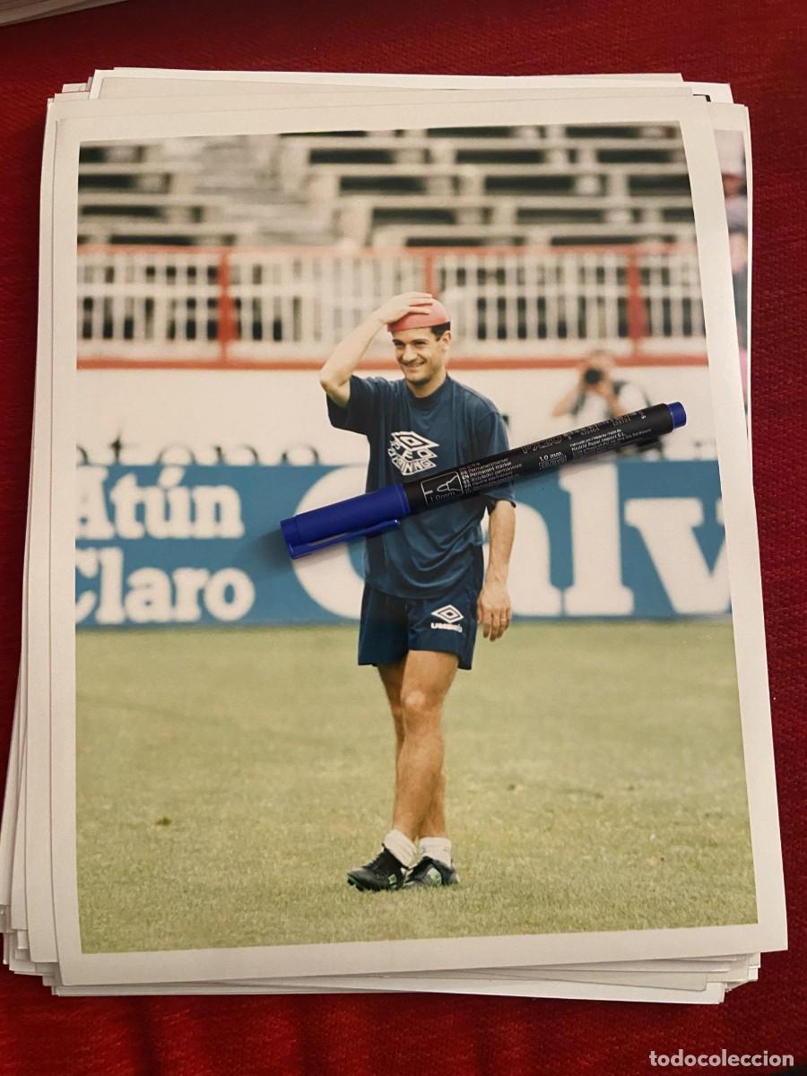 Collectionnisme sportif: FF2084 FOTO FOTOGRAFIA ORIGINAL ENTRENAMIENTO &iquest;RAYO VALLECANO? DESCONOZCO QUIENES ES??