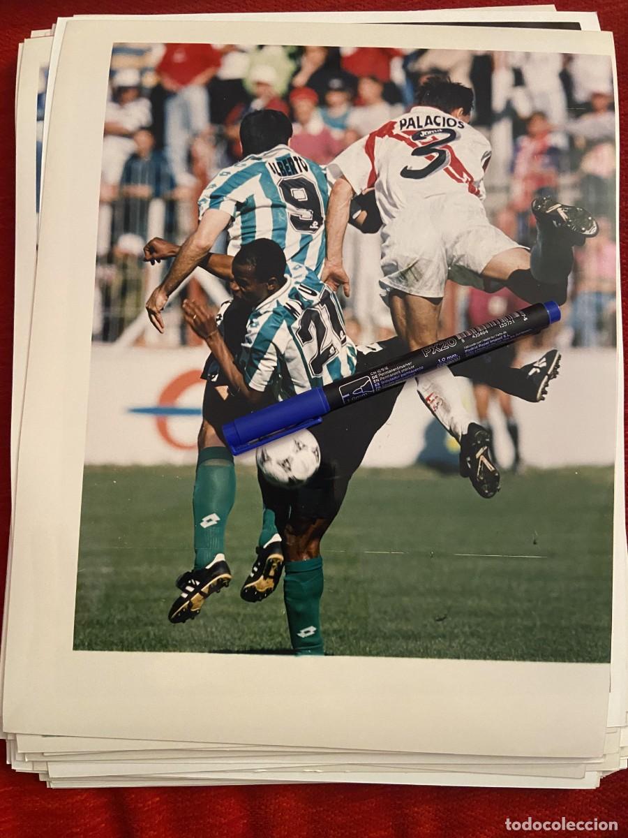 Collectionnisme sportif: FF2086 FOTO FOTOGRAFIA ORIGINAL RAYO VALLECANO REAL BETIS PALACIOS ALBERTO