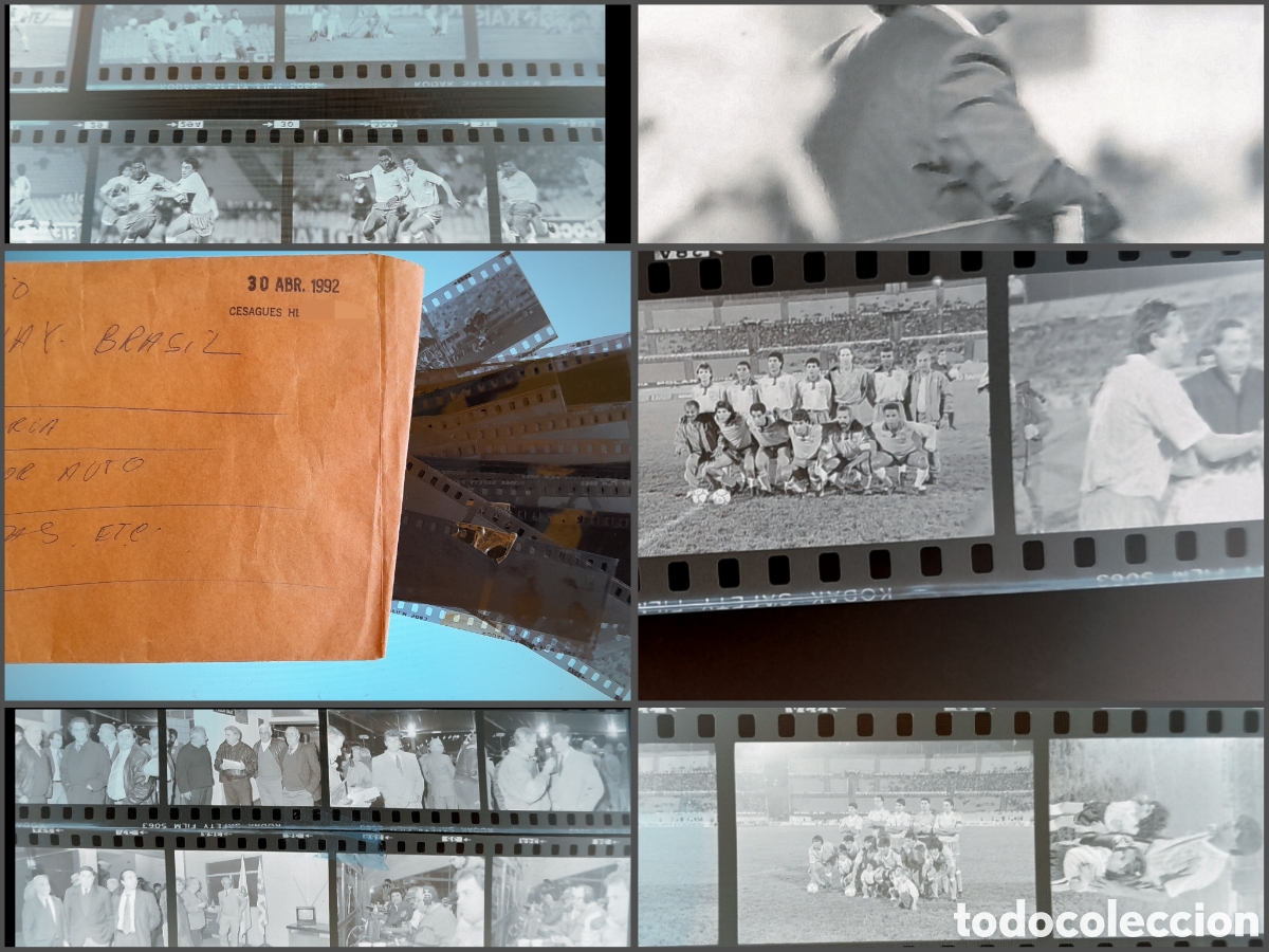 Collectionnisme sportif: Documentos fotogr&aacute;ficos originales e ineditos Uruguay vs Brasil 1992