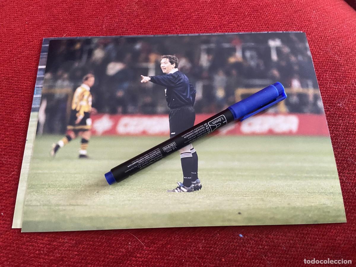 Collectionnisme sportif: F35522 FOTO FOTOGRAFIA ORIGINAL ARBITRO COLEGIADO XABIER LOSANTOS OMAR