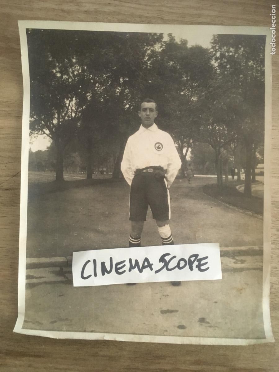 Collectionnisme sportif: foto original muy antigua de un futbolista