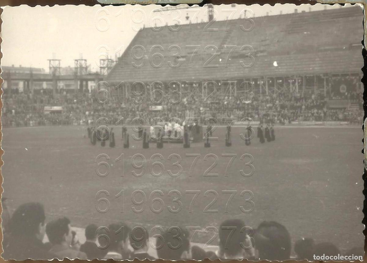 Collectionnisme sportif: REAL BETIS BALOMPIE ESTADIO OBRAS CONSTRUCCION EFEMERIDE FOTOGRAFIA UNICA A&Ntilde;OS 50 10X7 LM48