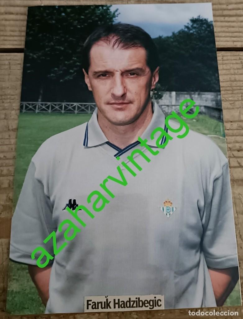 Collectionnisme sportif: ANTIGUA FOTOGRAFIA JUGADOR REAL BETIS,Faruk Hadzibegic , 10X15 CMS