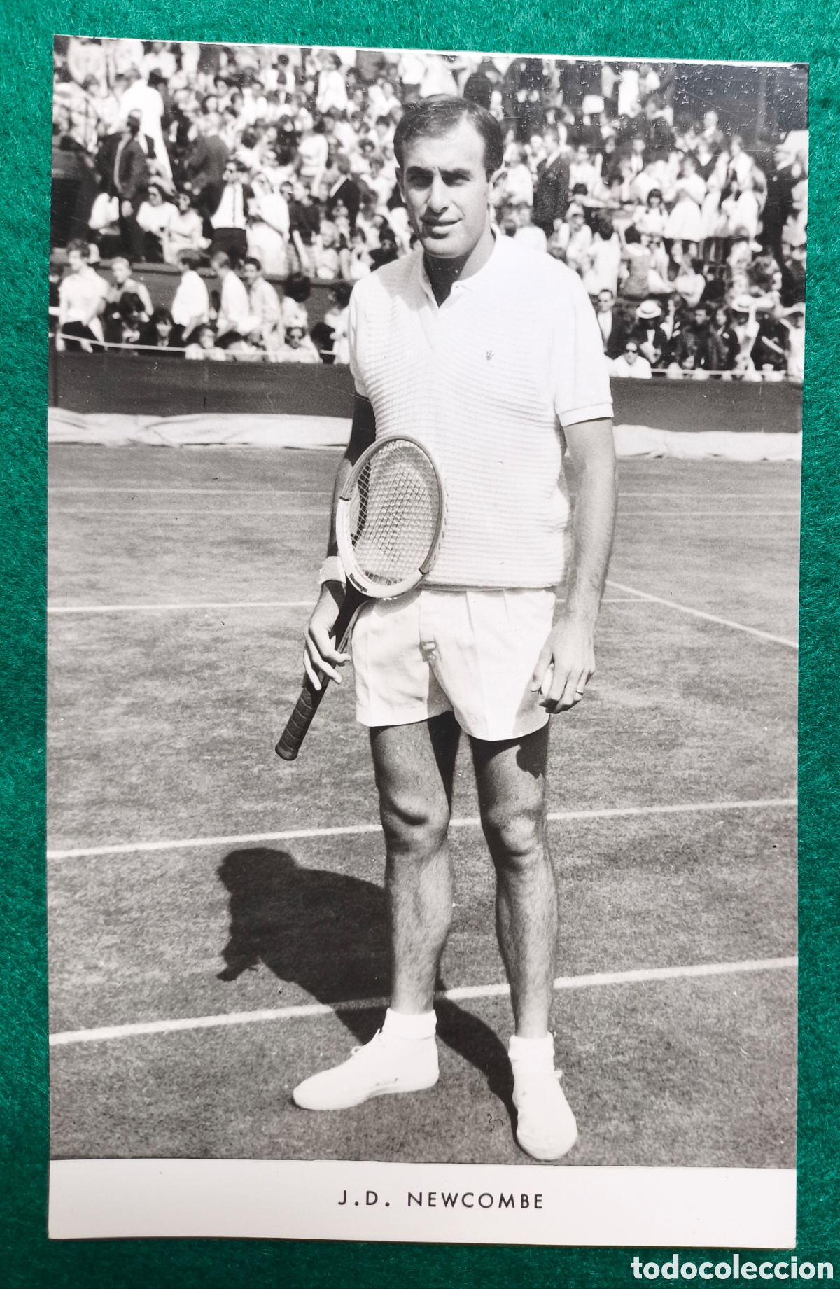 Collectionnisme sportif: JOHN NEWCOMBE TENNIS PLAYER PHOTO C. 1965