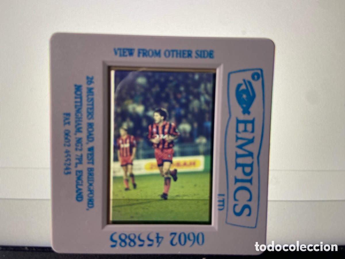 Collectionnisme sportif: DIAPOSITIVA ORIGINAL FOTO FOTOGRAFIA EVERTON WIMBLEDON (25-1-1993) RADOSAVLJEVIC