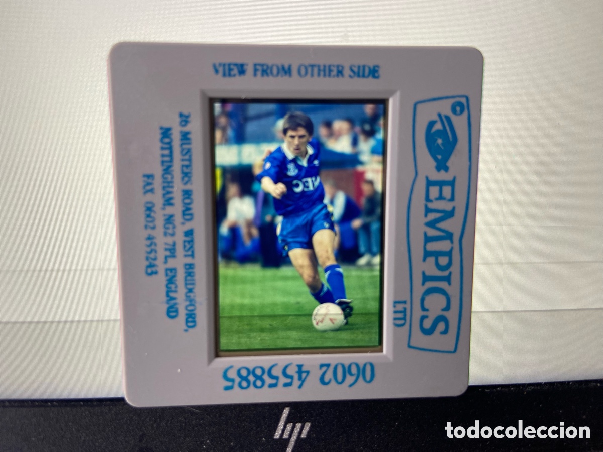 Collectionnisme sportif: DIAPOSITIVA ORIGINAL FOTO FOTOGRAFIA EVERTON (6-8-1991) PETER BEARDSLEY