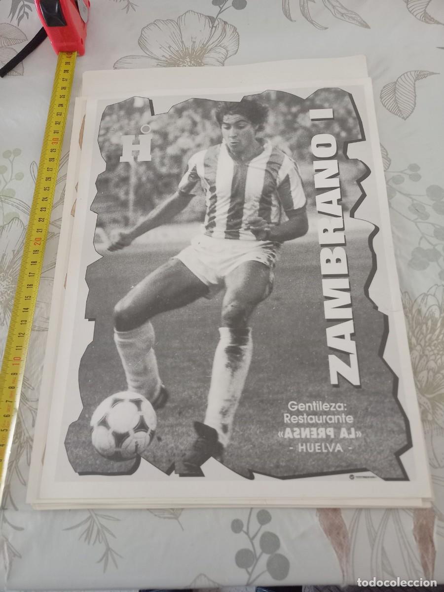 Collectionnisme sportif: LAMINA / FOTO RECEATIVO DE HUELVA ZAMBRANO I 35X26