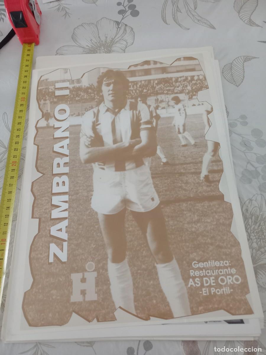 Collectionnisme sportif: LAMINA / FOTO RECEATIVO DE HUELVA ZAMBRANO II 35X26
