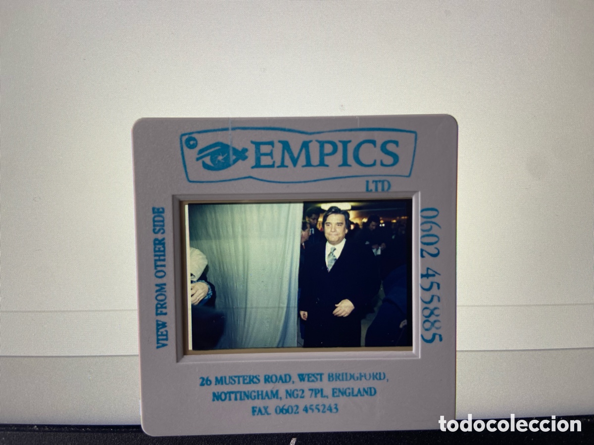 Collectionnisme sportif: DIAPOSITIVA ORIGINAL FOTO FOTOGRAFIA OLYMPIQUE MARSEILLE CHAIRMAN (14-1-1994) BERNARD TAPIE