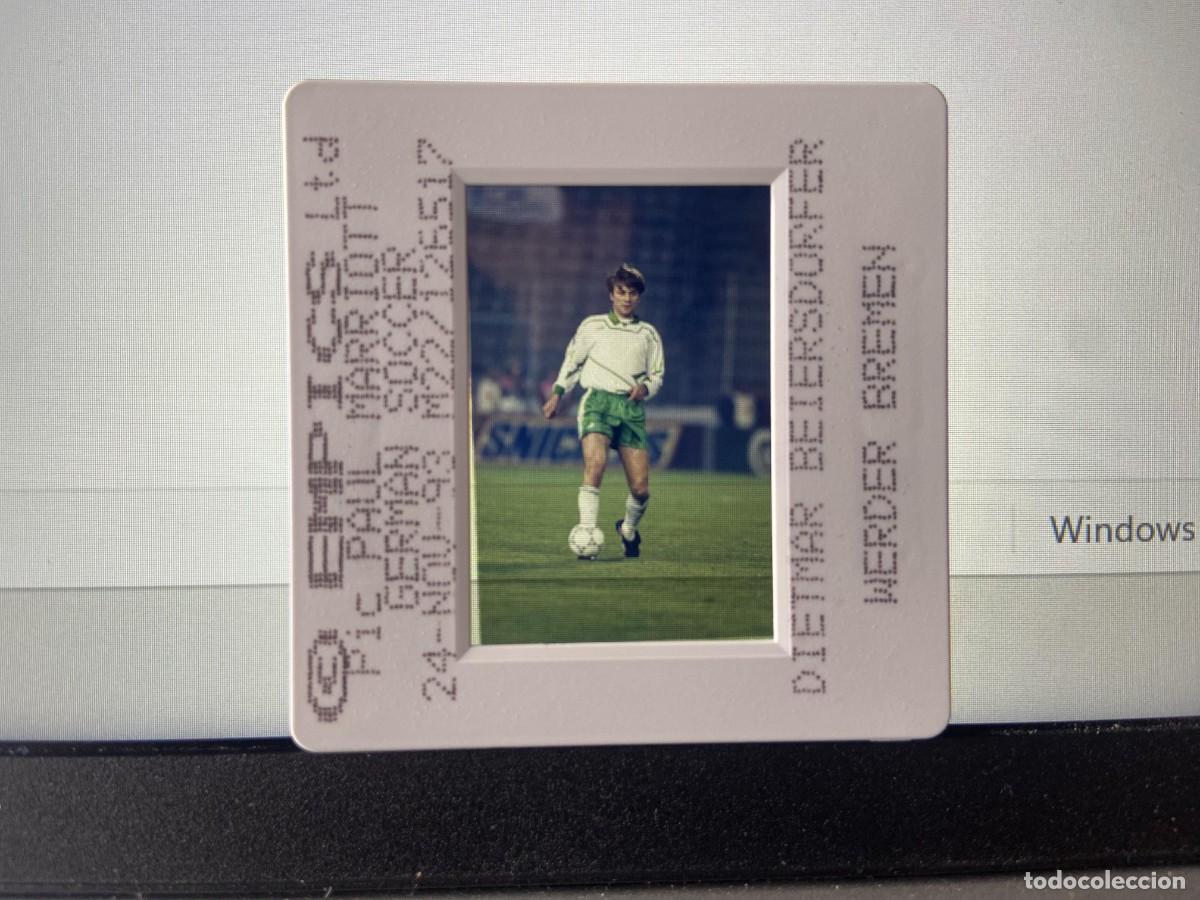 Collectionnisme sportif: DIAPOSITIVA ORIGINAL FOTOGRAFIA FOTO WERDER BREMEN (24-11-1993) DIETMAR BEIERSDORFER