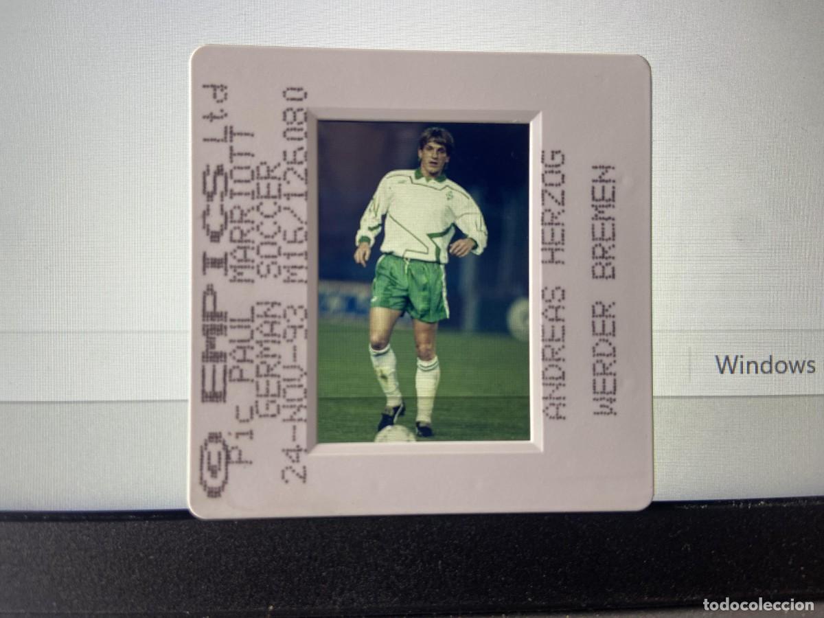 Collectionnisme sportif: DIAPOSITIVA ORIGINAL FOTOGRAFIA FOTO WERDER BREMEN (24-11-1993) ANDREAS HERZOG