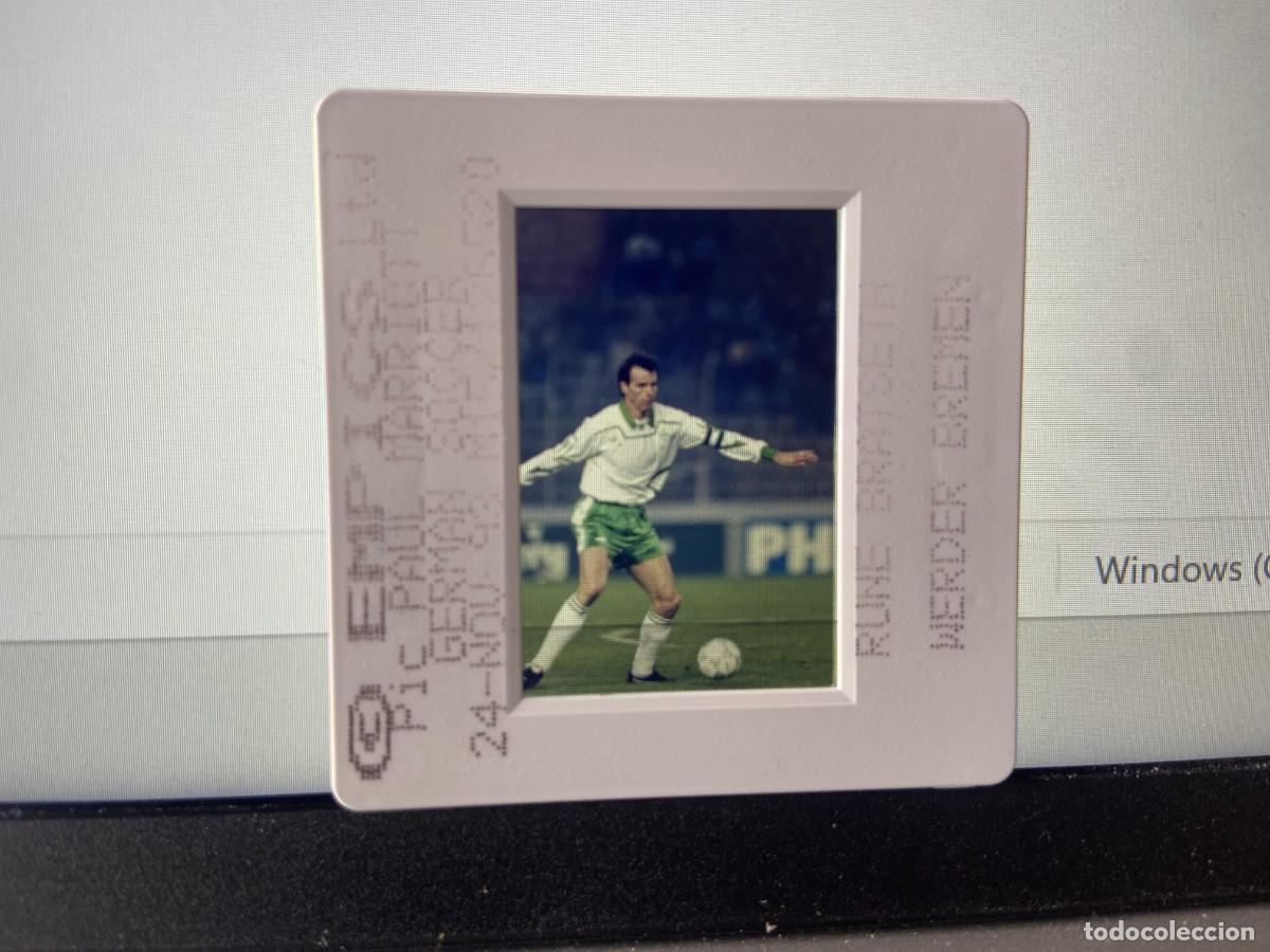 Collectionnisme sportif: DIAPOSITIVA ORIGINAL FOTOGRAFIA FOTO WERDER BREMEN (24-11-1993) RUNE BRATSETH