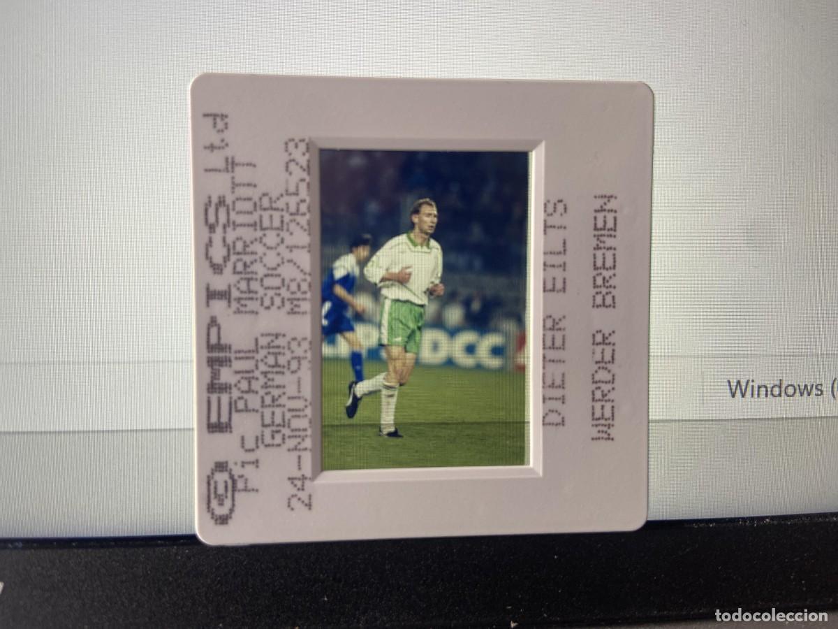 Collectionnisme sportif: DIAPOSITIVA ORIGINAL FOTOGRAFIA FOTO WERDER BREMEN (24-11-1993) DIETER EILTS