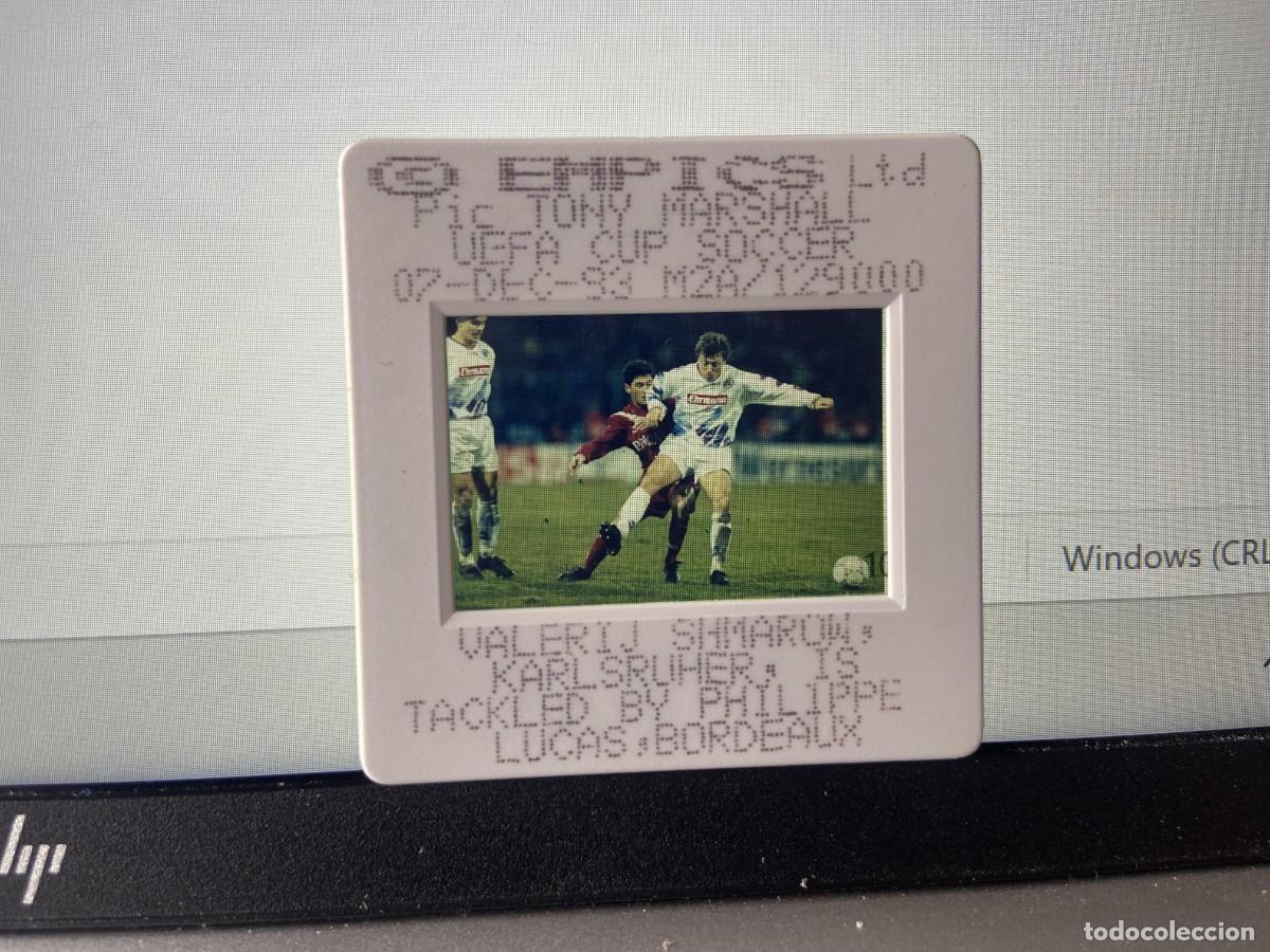 Collectionnisme sportif: DIAPOSITIVA ORIGINAL FOTOGRAFIA FOTO KARLSRUHER GIRONDINS (7-12-1993) VALERIJ SHMAROW PHILIPPE LUCAS