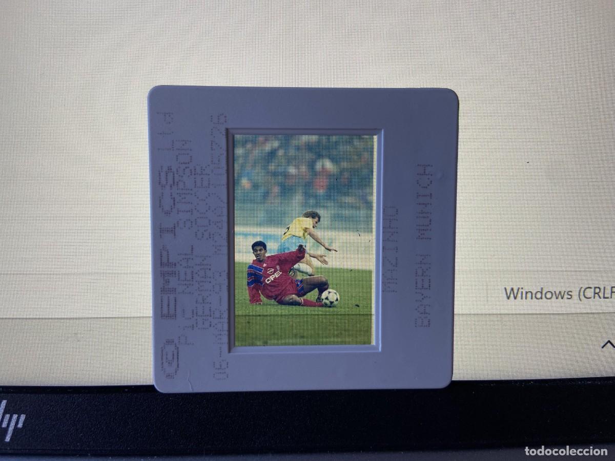 Collectionnisme sportif: DIAPOSITIVA ORIGINAL FOTOGRAFIA FOTO BAYERN MUNCHEN (6-3-1993) MAZINHO OLIVEIRA