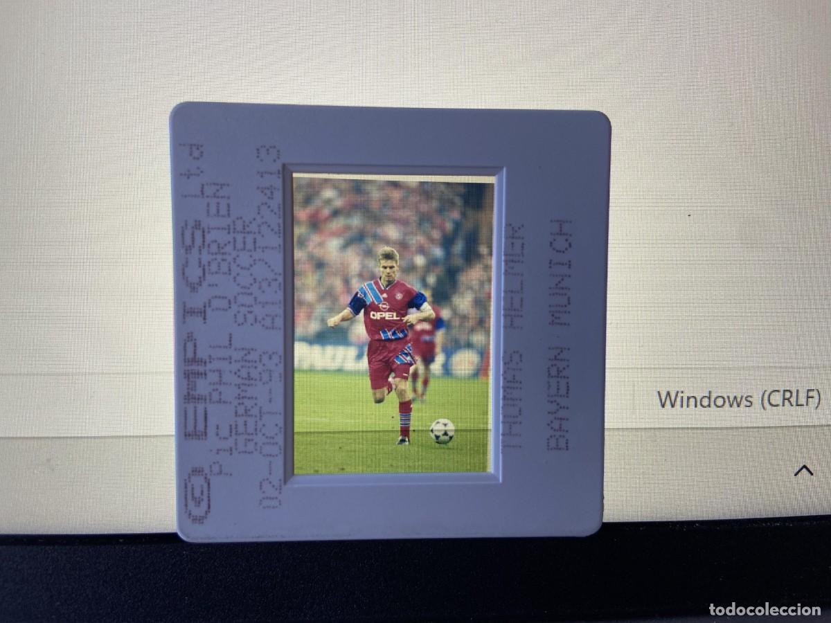 Collectionnisme sportif: DIAPOSITIVA ORIGINAL FOTOGRAFIA FOTO BAYERN MUNCHEN (2-10-1993) THOMAS HELMER
