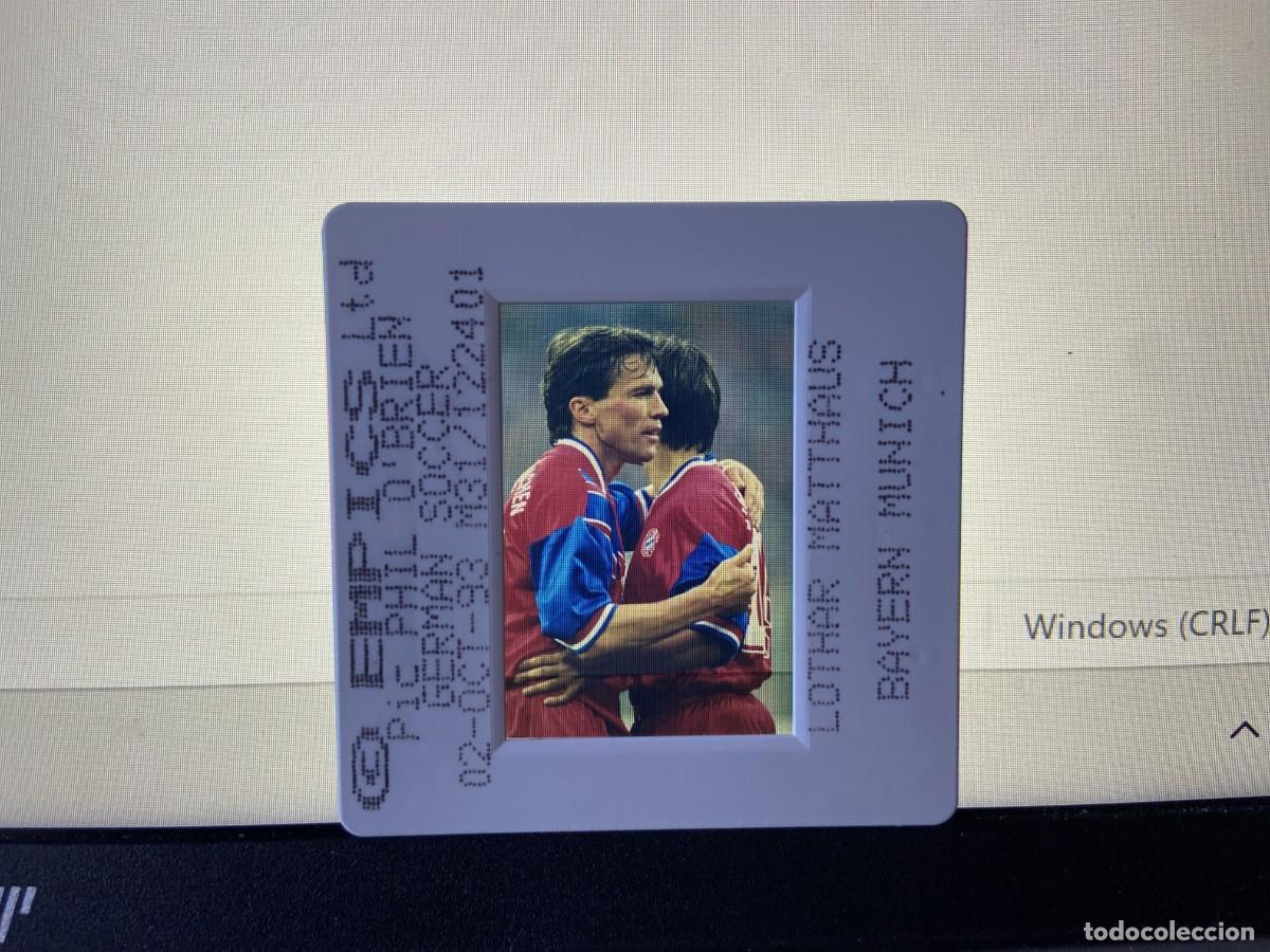 Collectionnisme sportif: DIAPOSITIVA ORIGINAL FOTOGRAFIA FOTO BAYERN MUNCHEN (2-10-1993) LOTHAR MATTHAUS