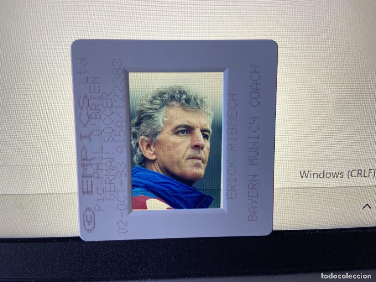 Collectionnisme sportif: DIAPOSITIVA ORIGINAL FOTOGRAFIA FOTO BAYERN MUNCHEN (2-10-1993) ERICH RIBBECK COACH ENTRENADOR