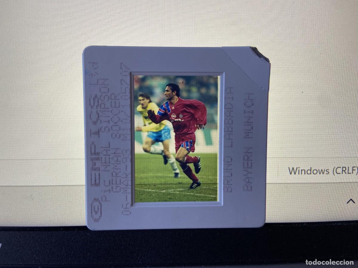 Collectionnisme sportif: DIAPOSITIVA ORIGINAL FOTOGRAFIA FOTO BAYERN MUNCHEN (6-3-1993) BRUNO LABBADIA