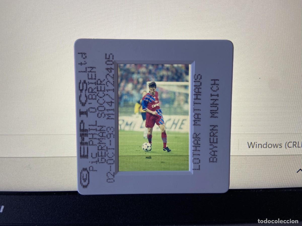 Collectionnisme sportif: DIAPOSITIVA ORIGINAL FOTOGRAFIA FOTO BAYERN MUNCHEN (2-10-1993) LOTHAR MATTHAUS