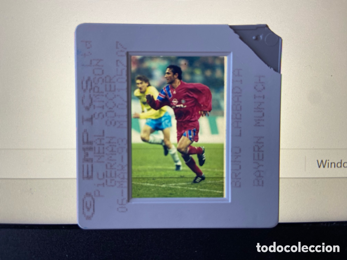 Collectionnisme sportif: DIAPOSITIVA ORIGINAL FOTOGRAFIA FOTO BAYERN MUNCHEN (6-3-1993) LOTHAR MATTHAUS