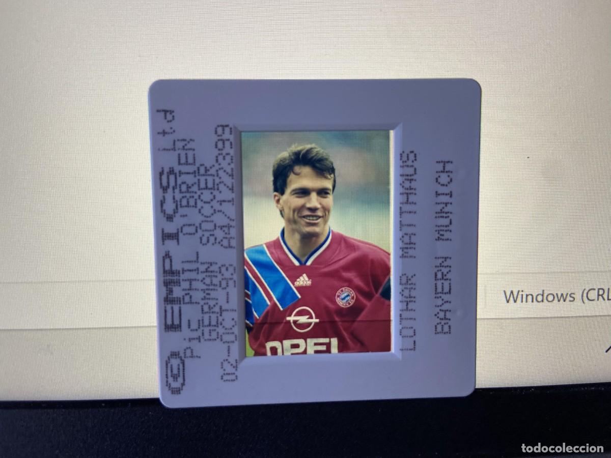 Collectionnisme sportif: DIAPOSITIVA ORIGINAL FOTOGRAFIA FOTO BAYERN MUNCHEN (2-10-1993) LOTHAR MATTHAUS