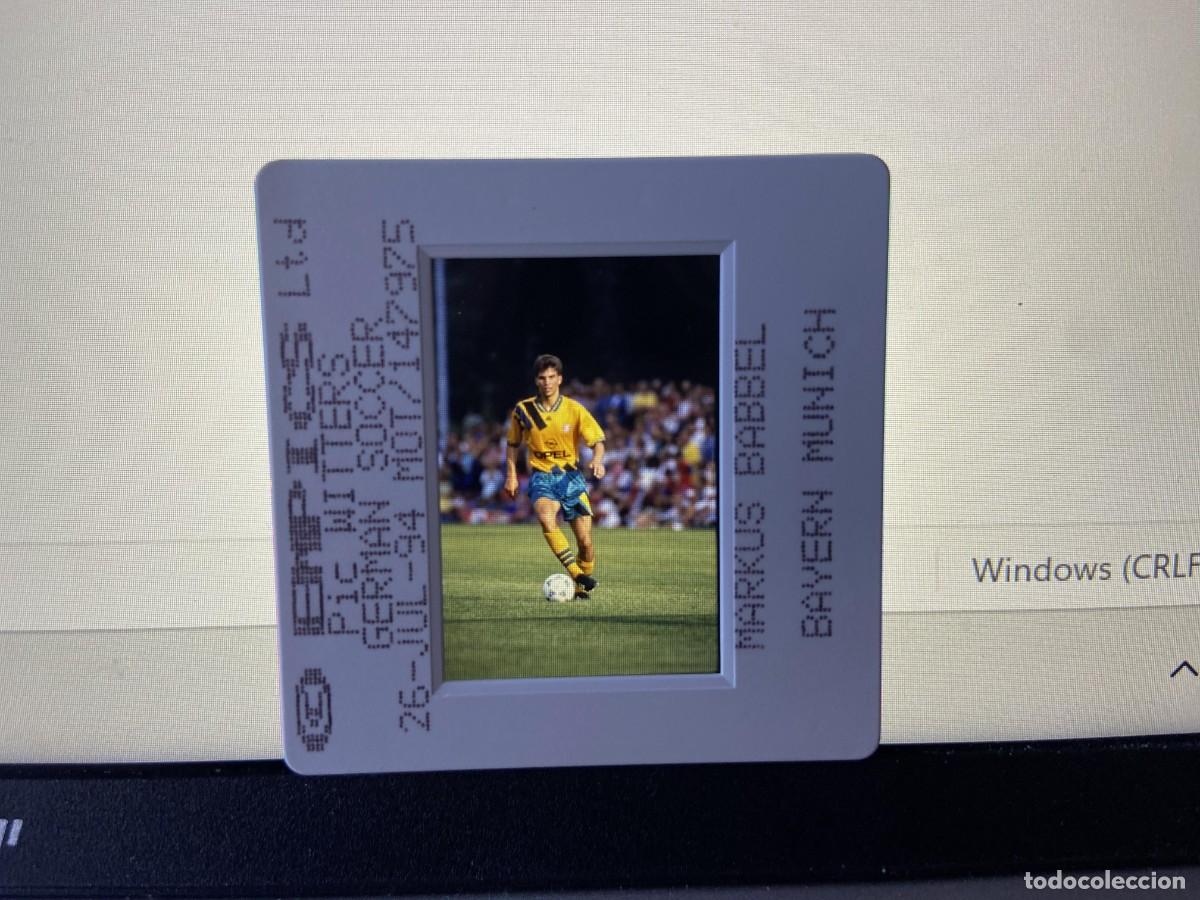 Collectionnisme sportif: DIAPOSITIVA ORIGINAL FOTOGRAFIA FOTO BAYERN MUNCHEN (26-7-1994) MARKUS BABBEL