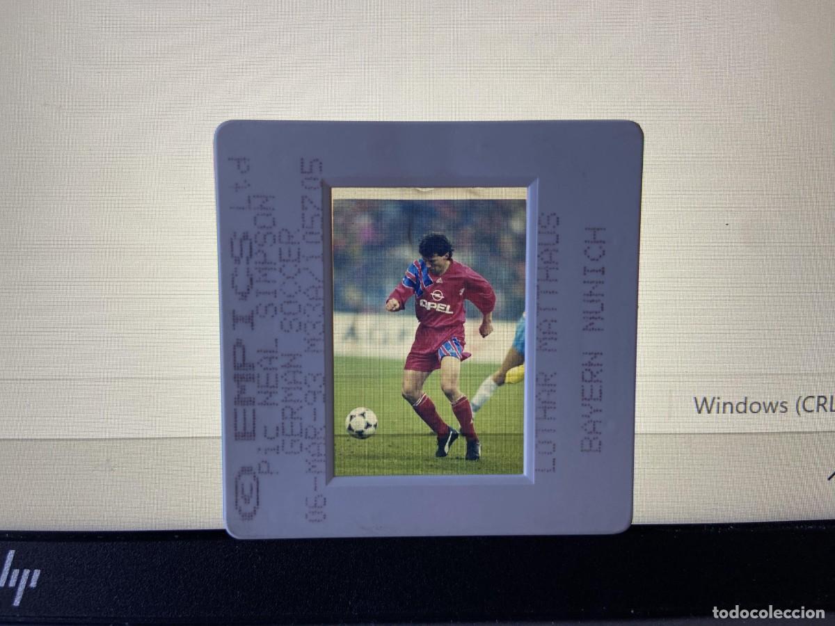 Collectionnisme sportif: DIAPOSITIVA ORIGINAL FOTOGRAFIA FOTO BAYERN MUNCHEN (6-3-1993) LOTHAR MATTHAUS