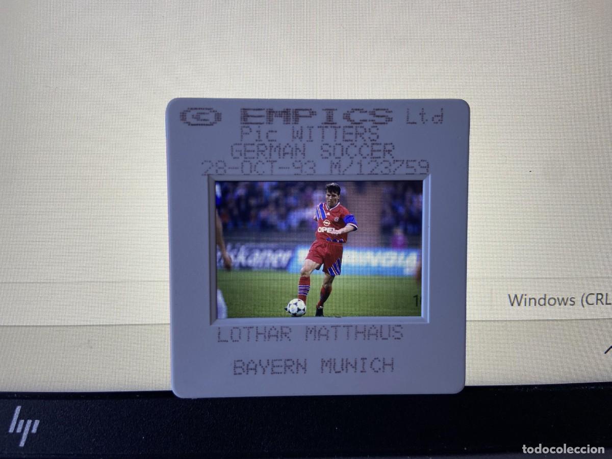 Collectionnisme sportif: DIAPOSITIVA ORIGINAL FOTOGRAFIA FOTO BAYERN MUNCHEN (28-10-1993) LOTHAR MATTHAUS