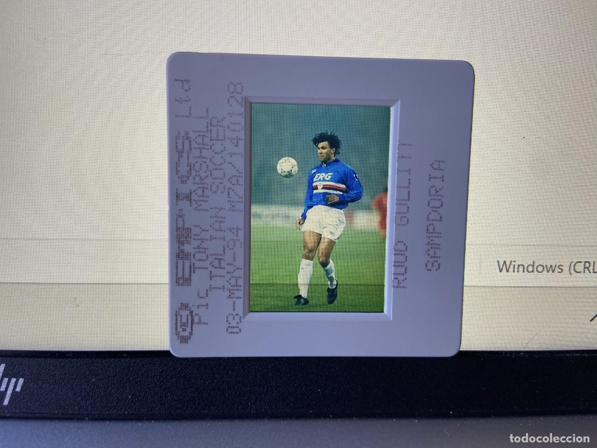 Collectionnisme sportif: DIAPOSITIVA ORIGINAL FOTOGRAFIA FOTO SAMPDORIA (3-5-1993) RUUD GULLIT