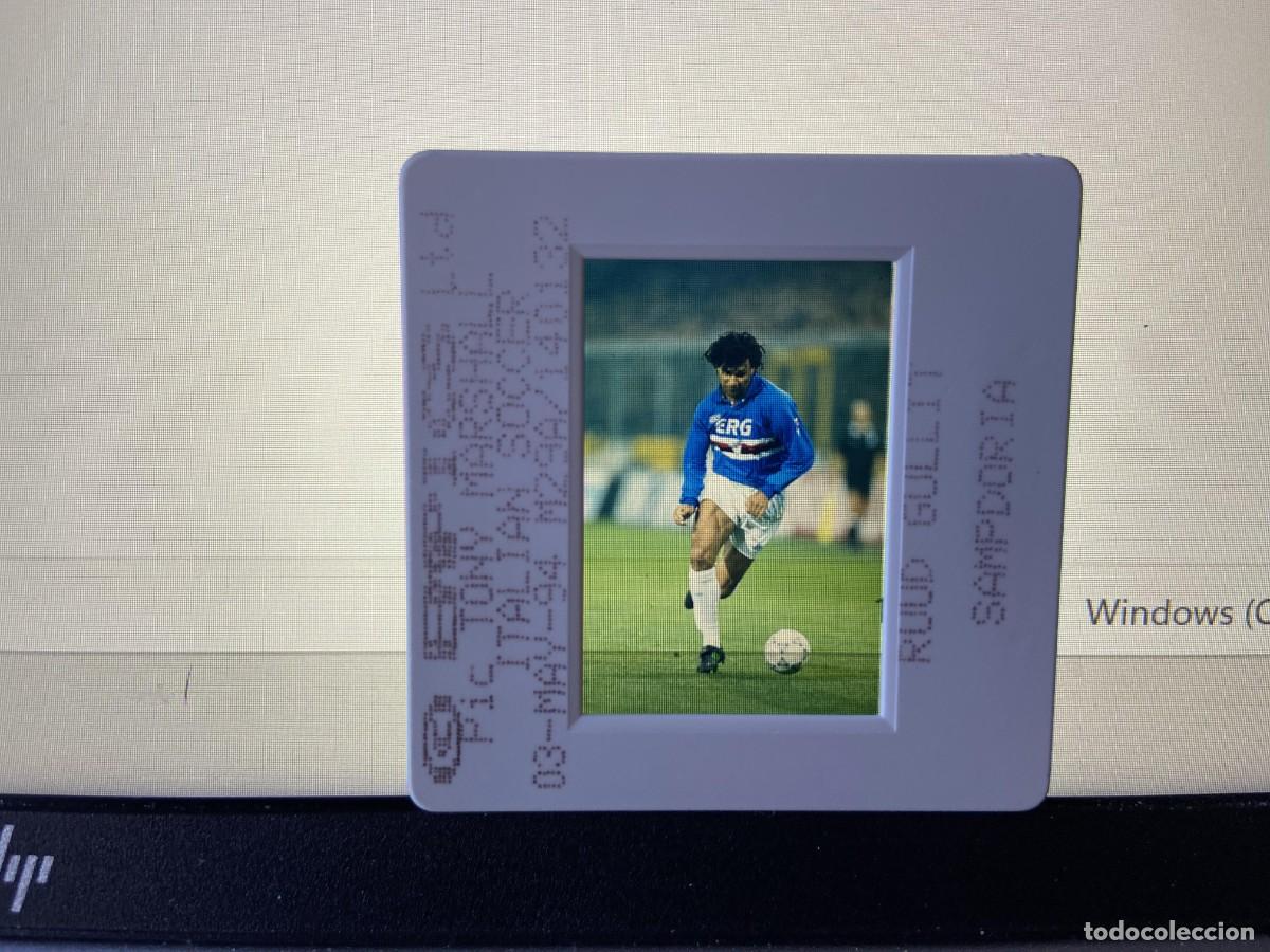 Collectionnisme sportif: DIAPOSITIVA ORIGINAL FOTOGRAFIA FOTO SAMPDORIA (3-5-1994) RUUD GULLIT