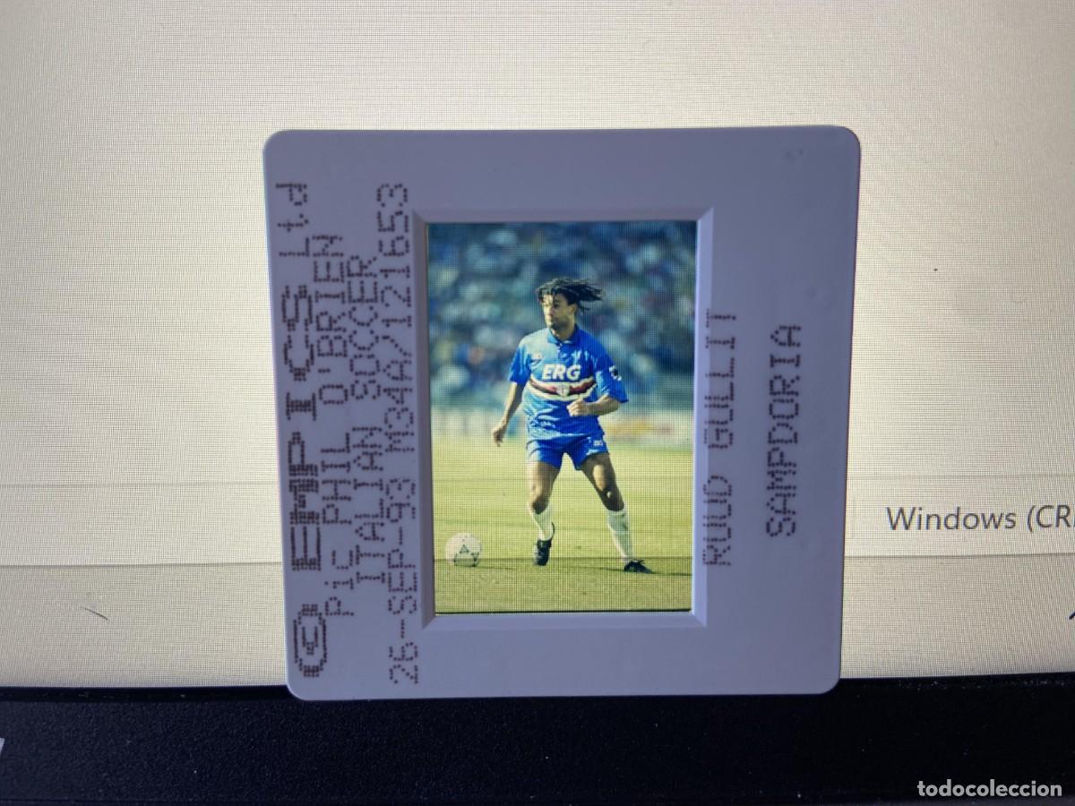 Collectionnisme sportif: DIAPOSITIVA ORIGINAL FOTOGRAFIA FOTO SAMPDORIA (26-9-1993) RUUD GULLIT