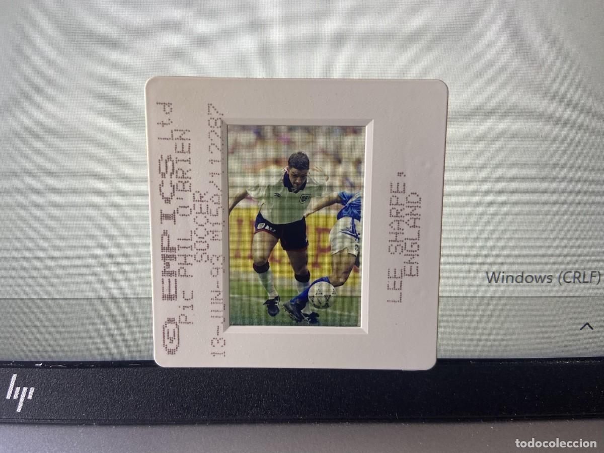 Sports collectibles: DIAPOSITIVA ORIGINAL FOTOGRAFIA FOTO INGLATERRA (13-6-1993) LEE SHARPE