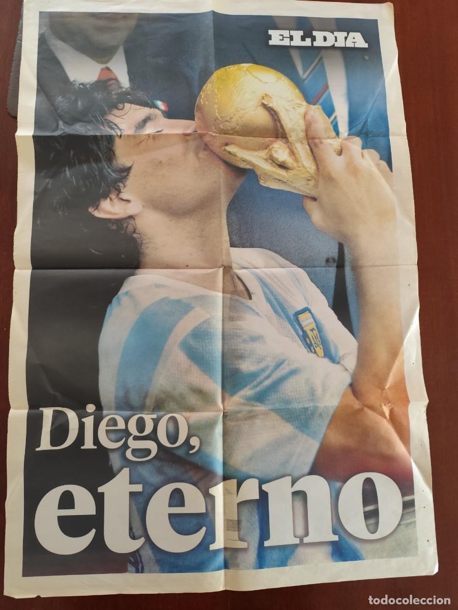Coleccionismo deportivo: Poster Maradona original - Foto 1