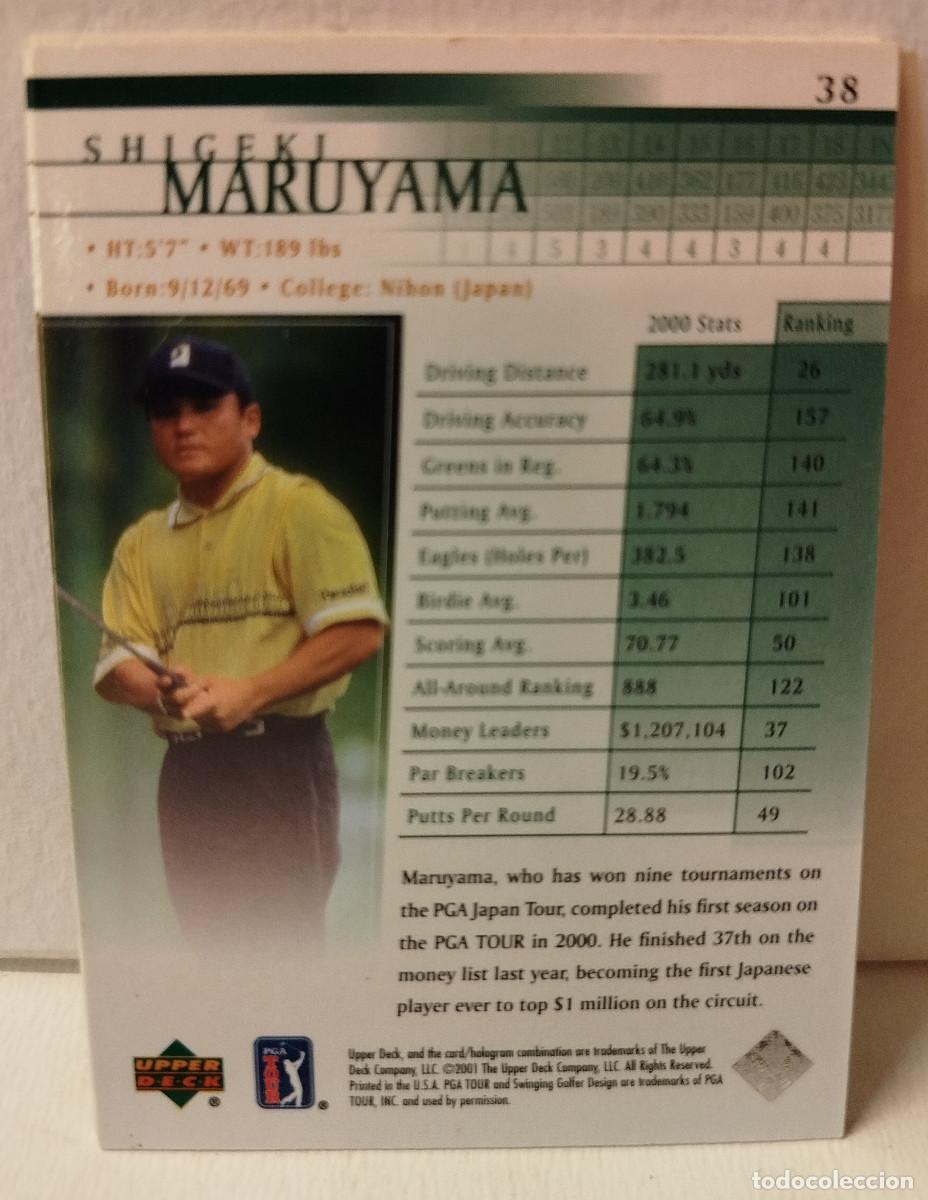 Coleccionismo deportivo: Tarjetasd de golf- 3 - de SHIGEKI MARUYAMA - Foto 2