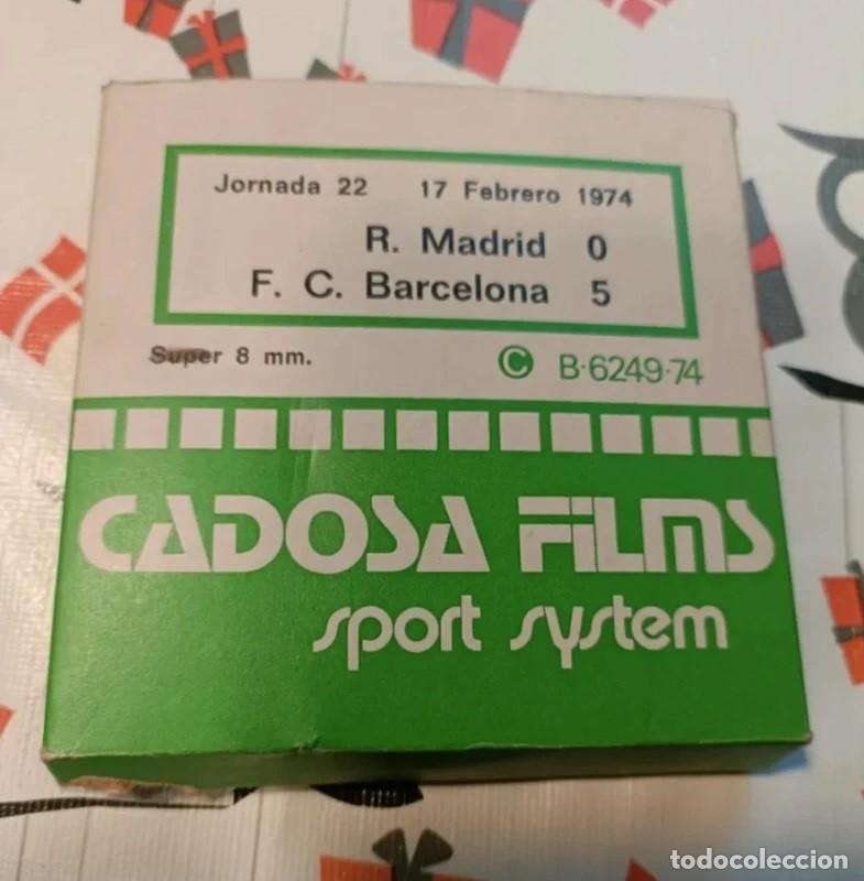 Coleccionismo deportivo: Super 8 Madrid 0 Bar&ccedil;a 5 (1974) - Foto 2