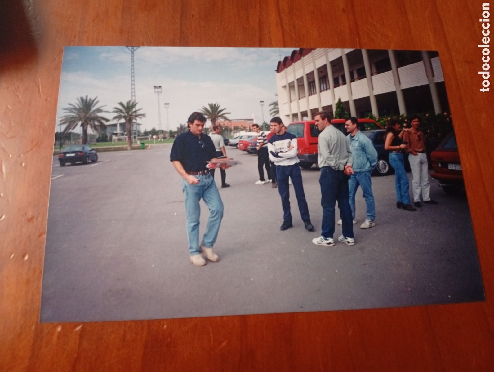 Sports collectibles: FOTO FOTOGRAFIA JUGADOR FUTBOL A&Ntilde;OS 90 CAMARASA VALENCIA