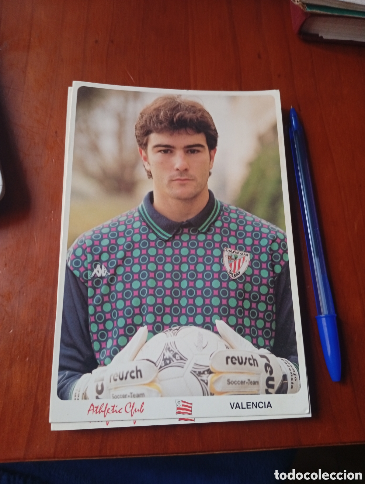 Collectionnisme sportif: FOTO FOTOGRAFIA PROMOCIONAL JUGADOR FUTBOL FUTBOLISTA ATHLETIC CLUB - VALENCIA