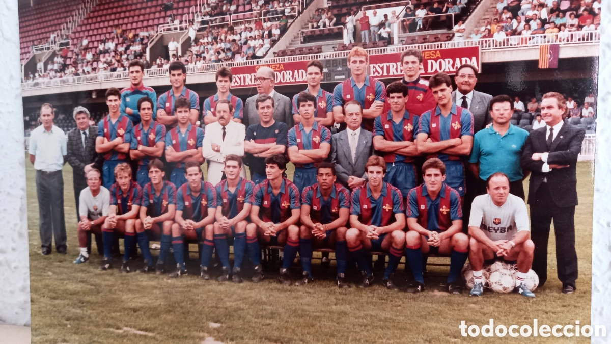 Coleccionismo deportivo: H. Segui Foto. Barcelona Atletico. Milla-Amor..... A&ntilde;os 80s