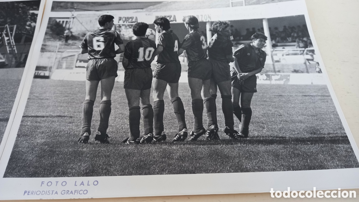 Coleccionismo deportivo: Fc Barcelona-Real Madrid. &Ccedil;ategorias inferiores. 3 fotos Lalo. Periodista Gr&aacute;fico