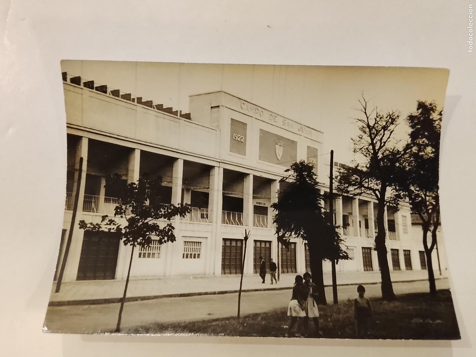 Coleccionismo deportivo: CAMPO DE FUTBOL - PAMPLONA - CAMPO DE SAN JUAN - OSASUNA-FOTOGRAFIA ANTIGUA ESTADIO FUTBOL-(115.373)