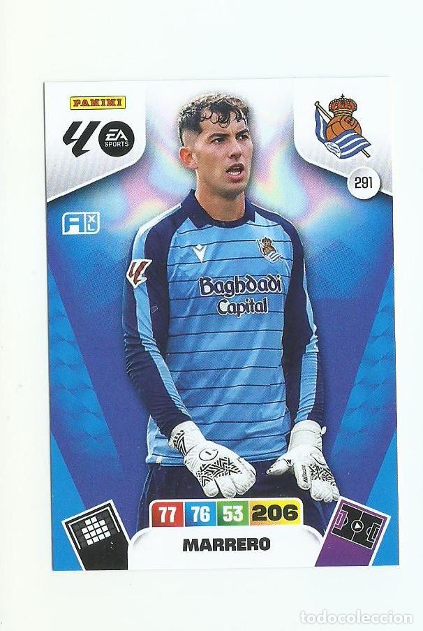 Coleccionismo deportivo: ADRENALYN 2025/2026 291 MARRERO REAL SOCIEDAD , NUEVO PERFECTO