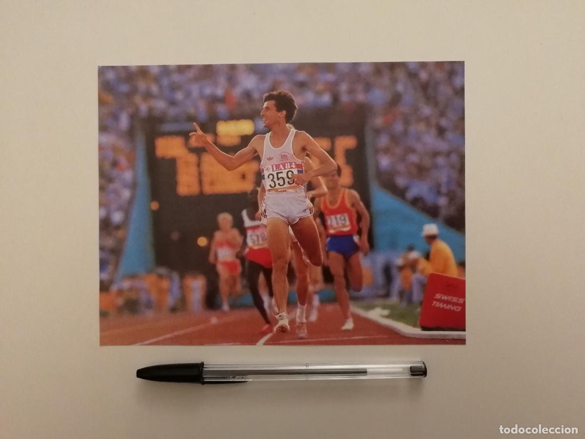 Coleccionismo deportivo: ANTIGUA LAMINA ACARTONADA -A4- Sebastian Coe - ATLETISMO - JUEGOS OL&Iacute;MPICOS-OLIMPIADAS