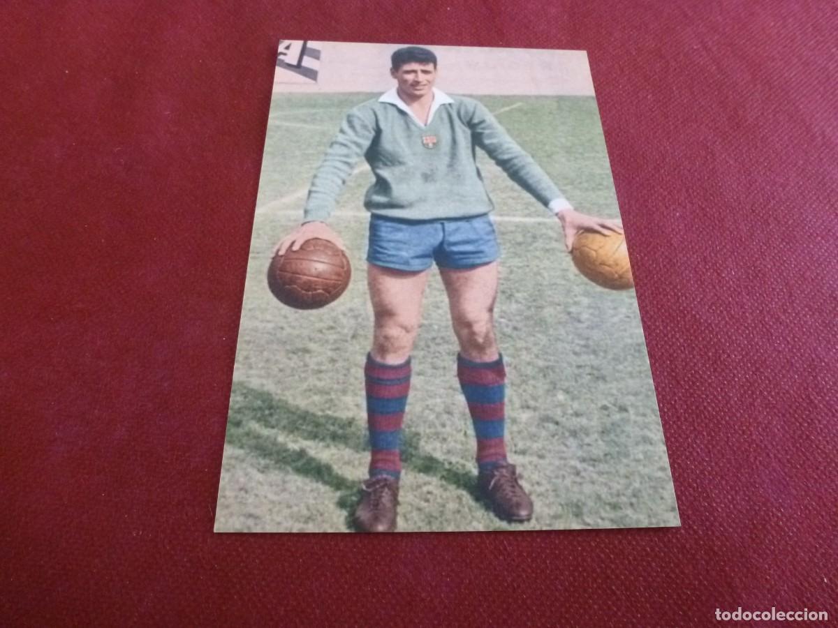 Coleccionismo deportivo: FOT MATE (13 X 19) FOTO DE PORTADA REVISTA BAR&Ccedil;A TEMP. 62-63 SADURNI EN EL MANZANARES (AT. MADRID)